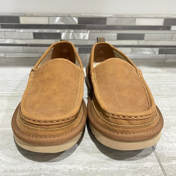 Bass Men\'s Synthetic Upper Casual Slip On Loafers Shoes Brown Size 12 main image 4
